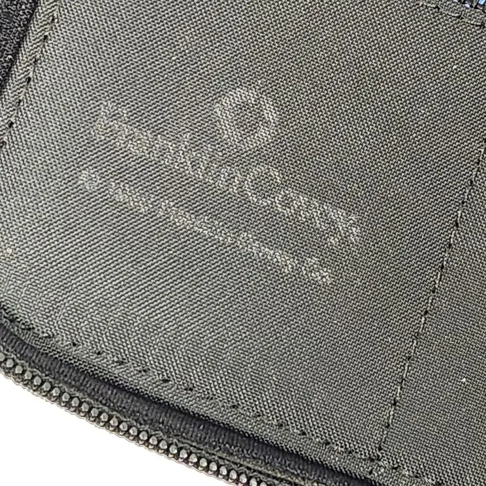 Franklin Covey Compact Planner 7 Ring Binder Full Zip Blue Nylon Organizer